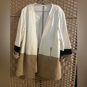 CHICOS 3 Open Front Jacket